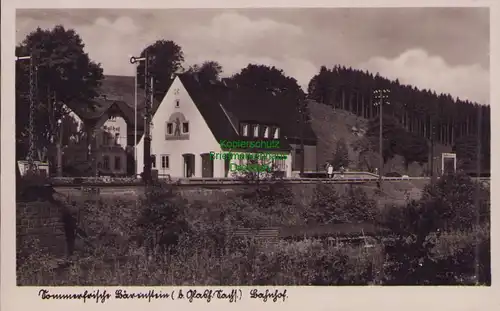 153474 AK Sommerfrische Bärenstein Bahnhof 1941 Gasthof