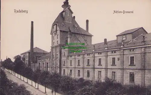 153476 AK Radeberg Aktien Brauerei um 1920