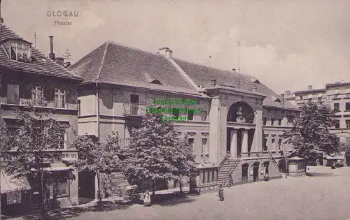 153277 AK Glogau Theater 1905 gelaufen 1911 Glogow
