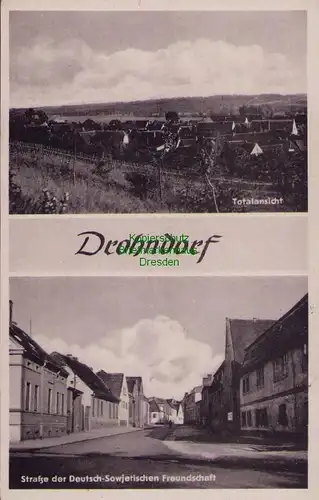 153374 AK Dohndorf Köthen 1950 Str. der DSF Deutsch-Sowjetische Freundschaft