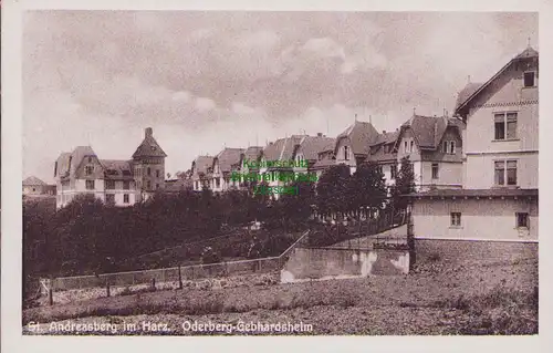 153376 AK Sankt Andreasberg im Harz 1932 Oderberg Gebhardsheim