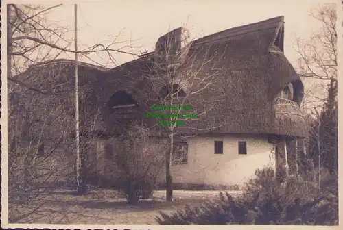 153459 AK Bad Saarow Mark um 1930 Reetgedecktes Haus