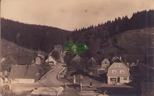 153435 AK Tanne im Harz Oberharz am Brocken Fotokarte Geschäft Delikatessen und