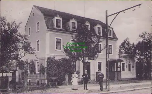 157917 AK Dresden Niedersedlitz um 1910 Otto Kelb´s Restaurant Strommast für Str