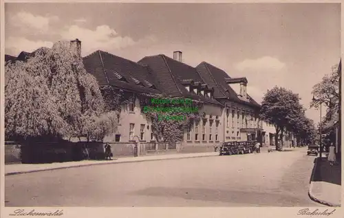 153367 AK Luckenwalde Bahnhof Straßenseite um 1925