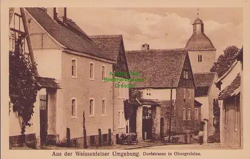 153384 AK Weißenfelser Umgebung Obergreislau um 1920