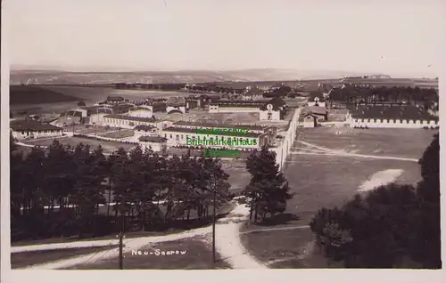 153408 AK Neu Saarow super Fotokarte Lager Kaserne um 1935