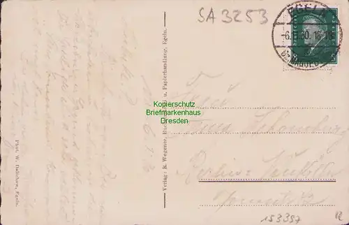 153397 AK Egeln Breiteweg 1930 Buchbinderei Papierhandlung Chem. Reinigung