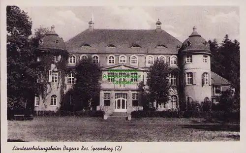 153497 AK Bagenz Kr. Spremberg Landeserholungsheim um 1940