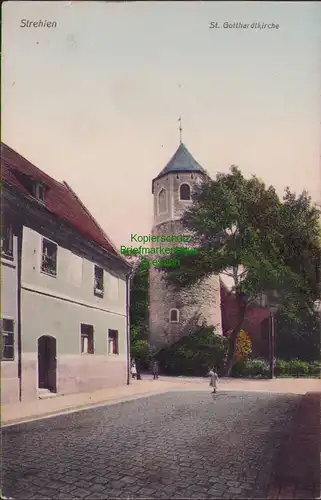 157940 AK Strehlen Schlesien Strzelin 1911 St. Gotthardkirche