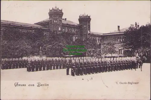 153094 AK Berlin 3. Garde Regiment 1904