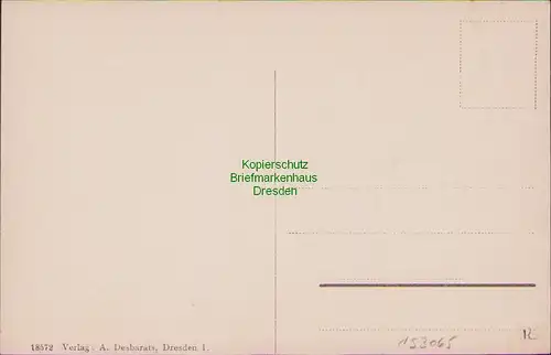 153065 AK Dresden Ringstraße um 1910 Verlag Desbarats Ostern Osterhase Ei