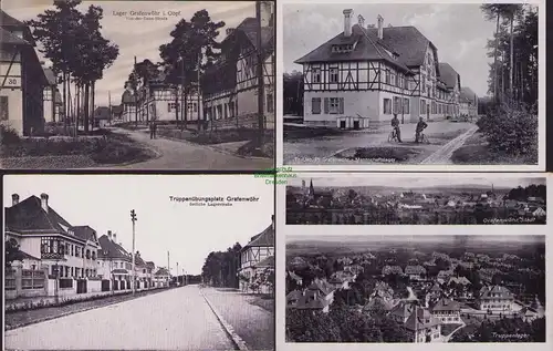 153233 4 AK Truppenübungsplatz Grafenwöhr Mannschaftslager 1938 Truppenlager