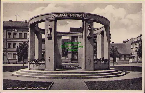 154509 AK Schneidemühl Pila 1937 Heldendenkmal Weltkrieg 1914 - 1918