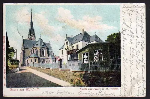 53898 AK Wilsdruff Kirche Pfarre zu St. Nikolai 1904