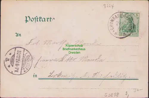 53898 AK Wilsdruff Kirche Pfarre zu St. Nikolai 1904