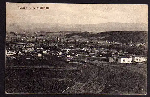 53869 AK Ternitz a. d. Südbahn Fabrik 1918 Niederösterreich