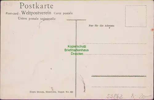 53862 AK Scharbeutz Villenstraße ca. 1910