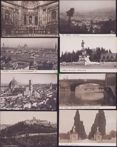 53816 13 AK Florenz Firenze Fotokarten um 1920