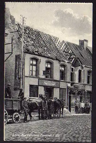 53798 AK Lens Pas-de-Calais Rue Eduard Froissart 1916 zerstörtes Haus