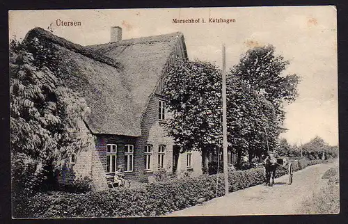 53577 AK Uetersen Ütersen Marschhof i. Katzhagen 1913