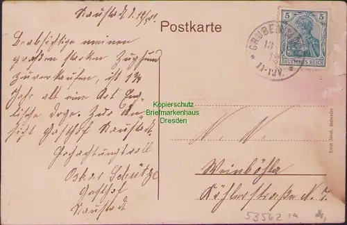 53562 AK Klipphausen Naustadt b. Meissen Gasthof 1912