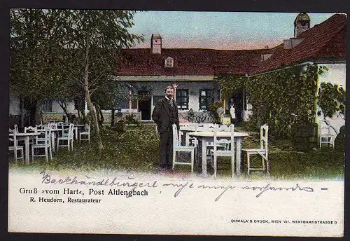 53519 AK Altlengbach Niederösterreich Restauration Am Hart Heudorn 1900