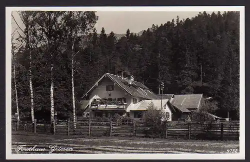 53428 AK Gaststätte Forsthaus Griesen bei Garmisch-Partenkirchen um 1935