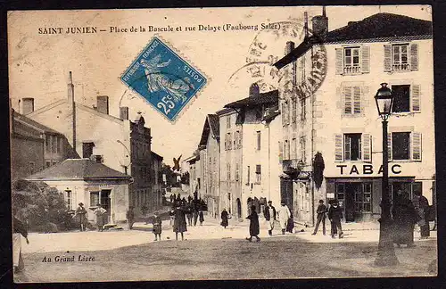 53312 AK Saint-Junien Place de la bascule Tabac 1910