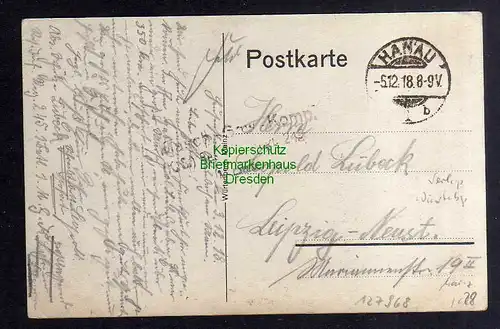 127968 AK Hanau 1918 Künstlerkarte Verlag Würtenberg Mainz