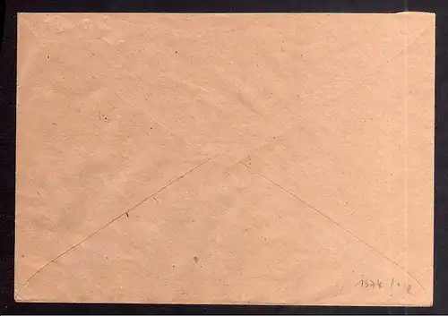 B1974 Brief SBZ Gebühr bezahlt 1948 Währungsreform Hartha über Tharandt Bz. Dres