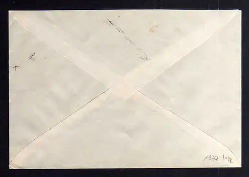 B1977 Brief SBZ Gebühr bezahlt 1948 Währungsreform Weissenborn über Freiberg nac