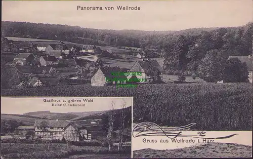 157372 AK Weilrode i. Harz um 1920 Gasthaus zum grünen Wald