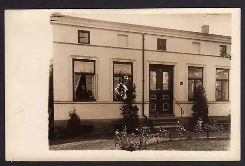 81461 AK Rostock Kritzmow 1928 Fotokarte Wohnhaus Hausnummer H 31