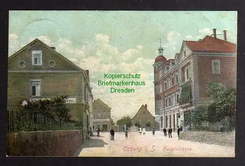 124955 AK Coswig Sachsen Hauptstraße 1932