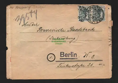 h4638 SBZ Bezirkshandstempel Bezirk 14 Brief Singwitz über Bautzen 2a 8.7. gepr.