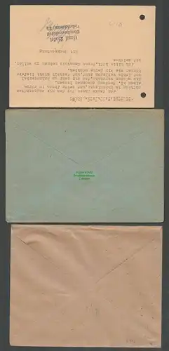 B6119 3x Brief SBZ Gebühr bezahlt 1945 Sternbach-Hallenberg Unterschönau