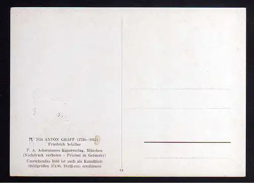 B137 DDR 464 -466 sehr seltene Maximumkarten Friedrich Schiller 1955