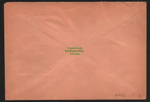 B11463 Brief DDR Propaganda Berlin 1950 Eure Stimmen … Einheit Frieden Aufbau