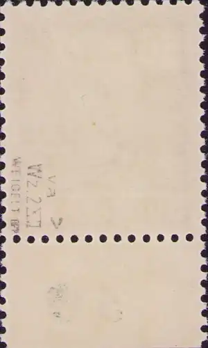 3317 DDR **  338 va XII DV großer Farbpunkt neben "5" auf Unterrand RZ 5