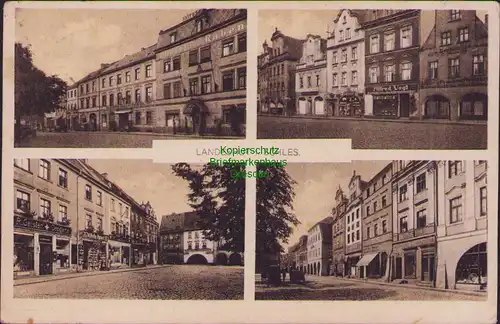 158182 AK Kamienna Gora Landeshut in Schlesien 1930 Hotel zum Raben Drogerie