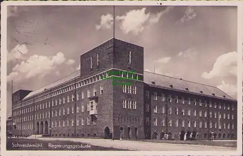 154882 AK Schneidemühl Pila Regierungsgebäude 1938