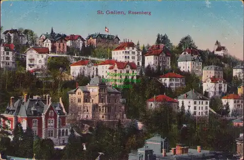 154826 AK St. Gallen Rosenberg um 1920