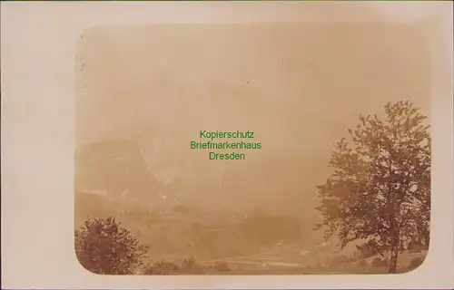 154820 AK Aeschi bei Spiez 1911 Fotokarte Panorama