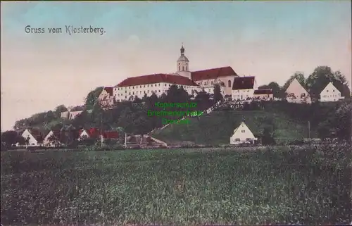 154762 AK Klosterberg Hohenwart 1915