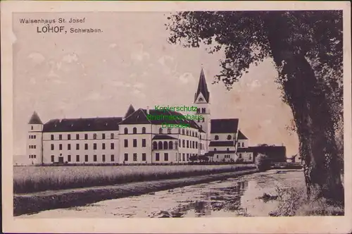 154754 AK Waisenhaus St. Josef Lohof Schwaben 1921 bei Mindelheim
