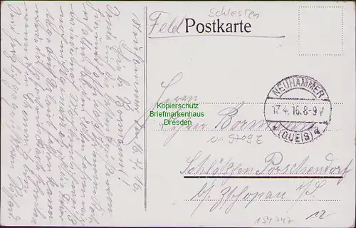 154747 AK Neuhammer am Queis Swietoszow 1916 Truppenübungsplatz Koberbrunn