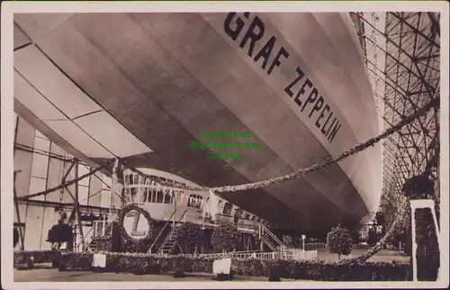 154662 AK Konstanz Bodensee 1931 Taufe des Luftschiff Graf Zeppelin Erinnerungs