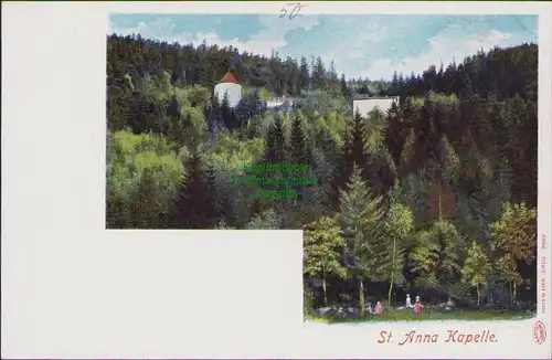 154564 AK St. Anna Kapelle Riesengebirge um 1900