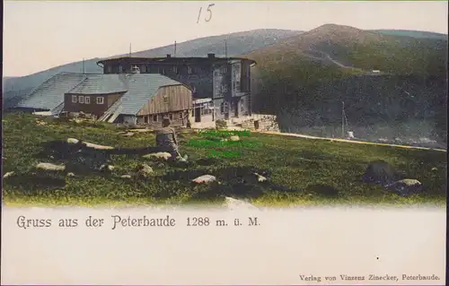 154563 AK Peterbaude bei Spindlermühle Riesengebirge um 1900